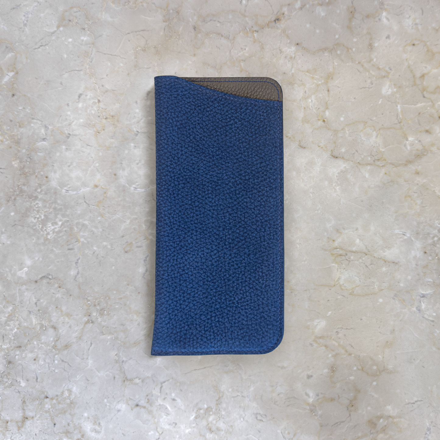 LEATHER SUN & EYEGLASSES CASE