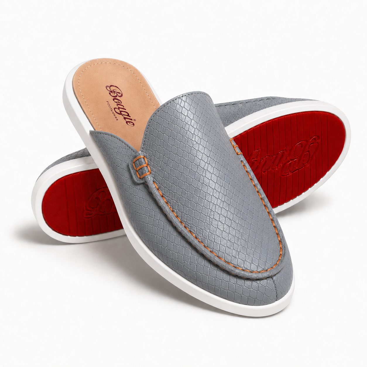 ref. 0037 - bougies three panel slippers