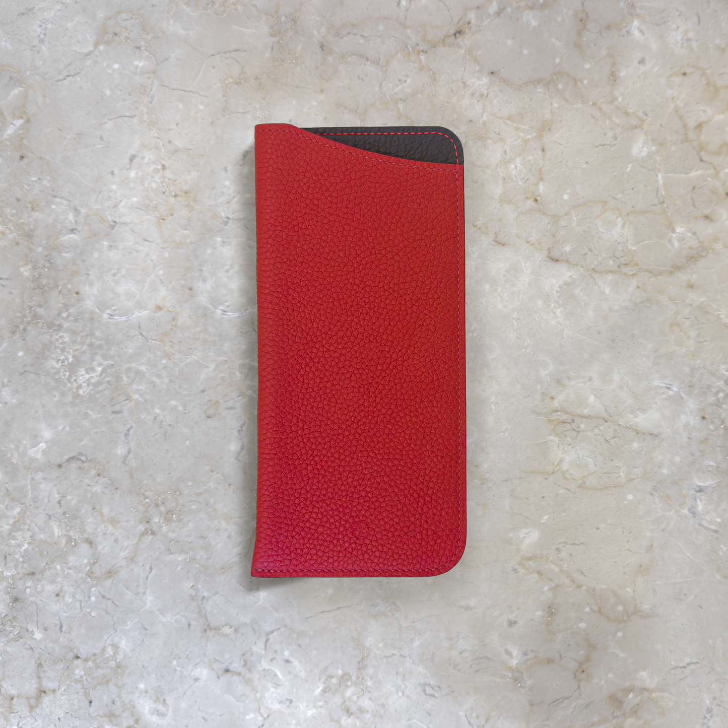 LEATHER SUN & EYEGLASSES CASE