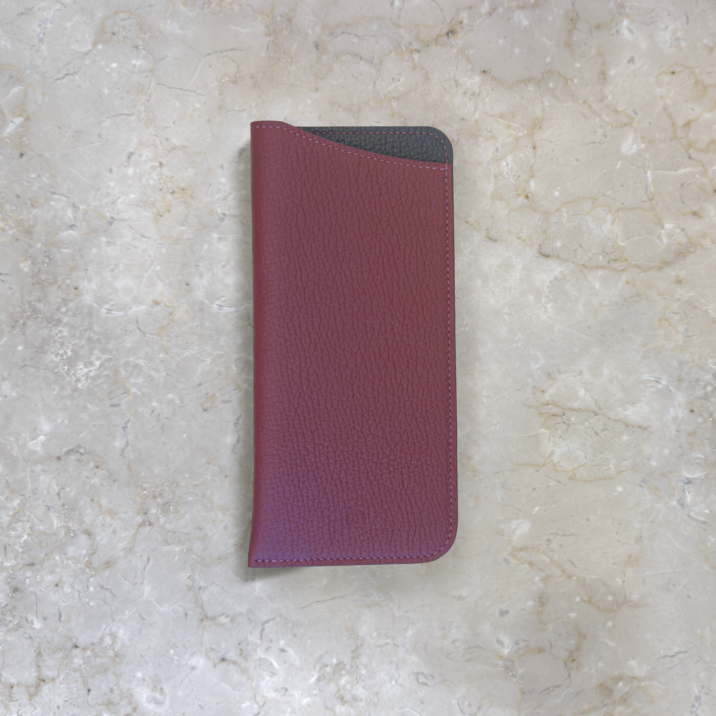 LEATHER SUN & EYEGLASSES CASE