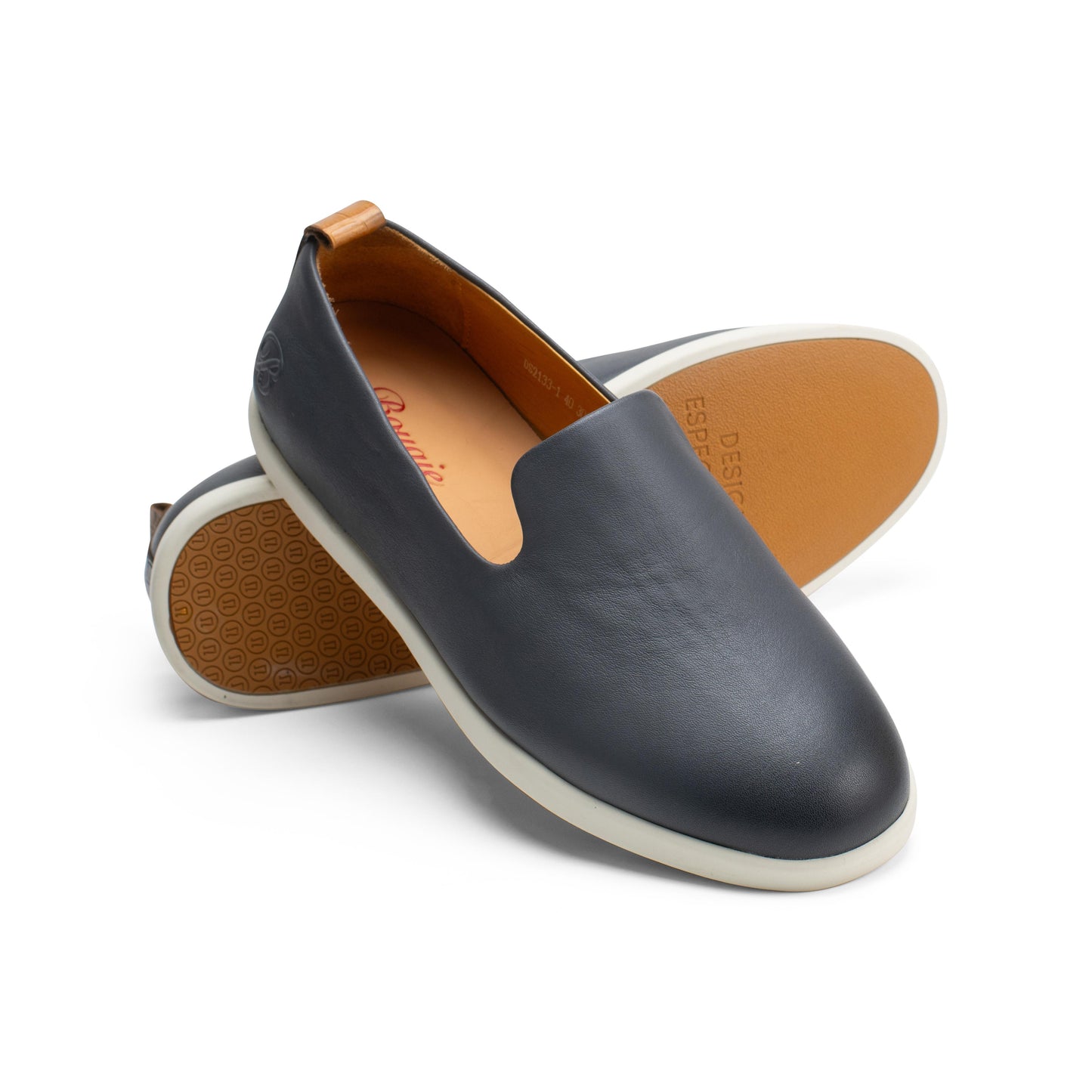 BOUGIES GREY LEATHER