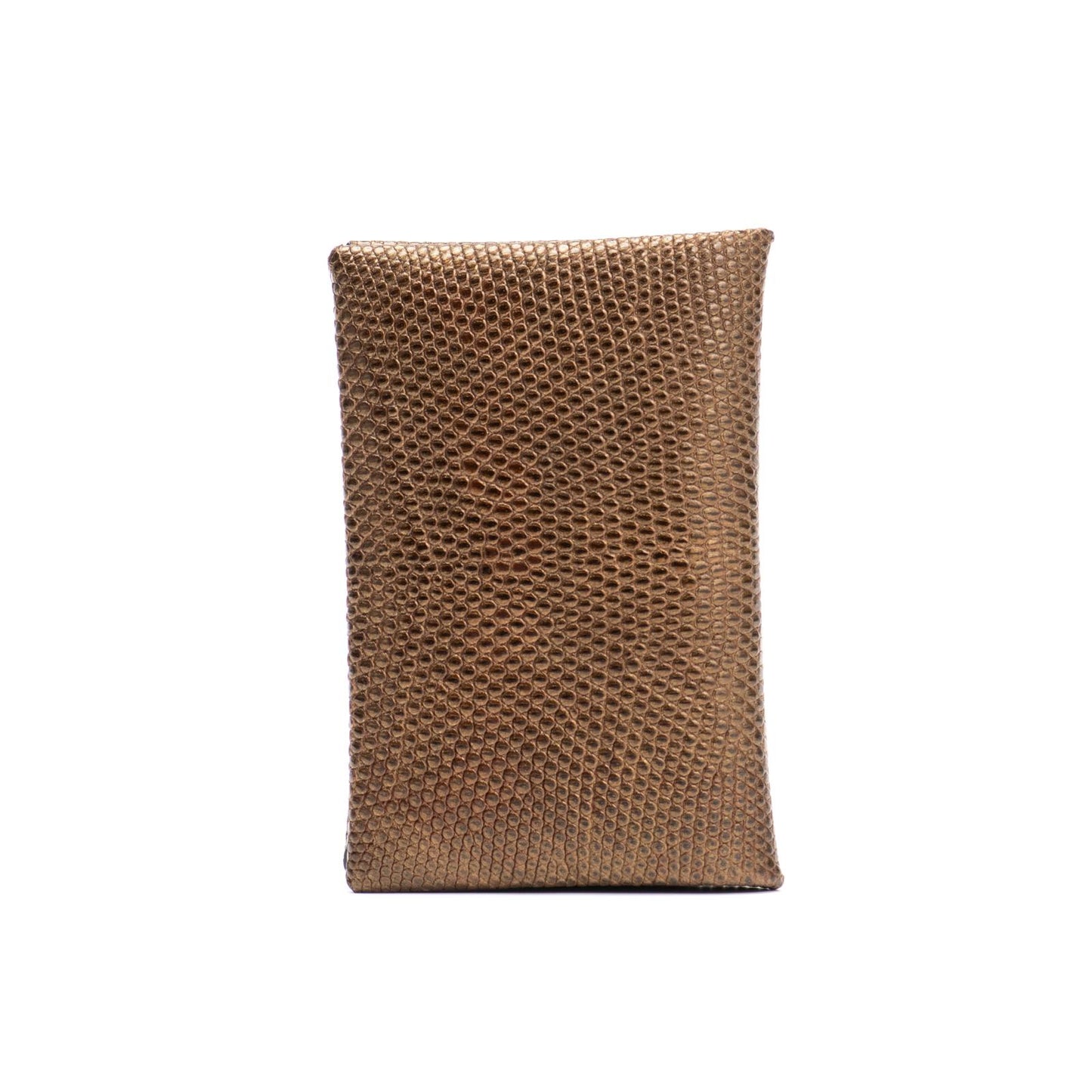 CALVI - HERMES STYLE - LIZZARD CROWN GOLD ON BLUE