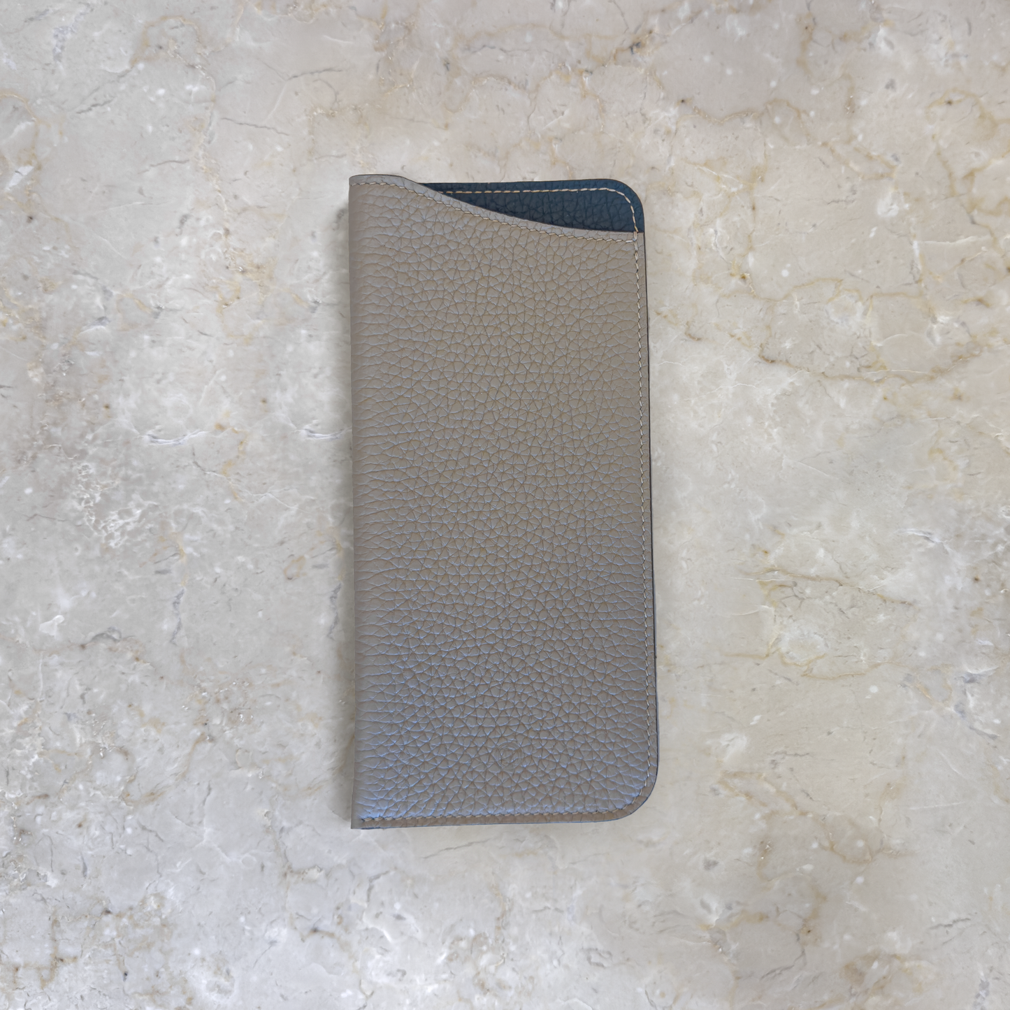 LEATHER SUN & EYEGLASSES CASE