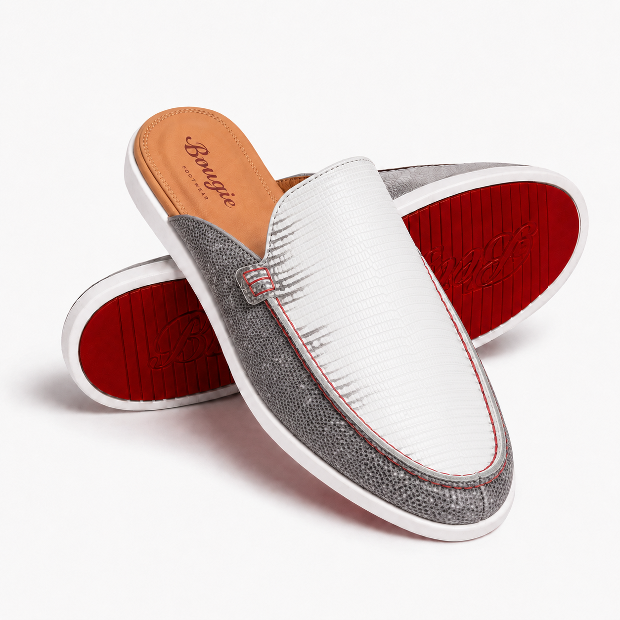 ref. 0035 - bougies three panel slippers