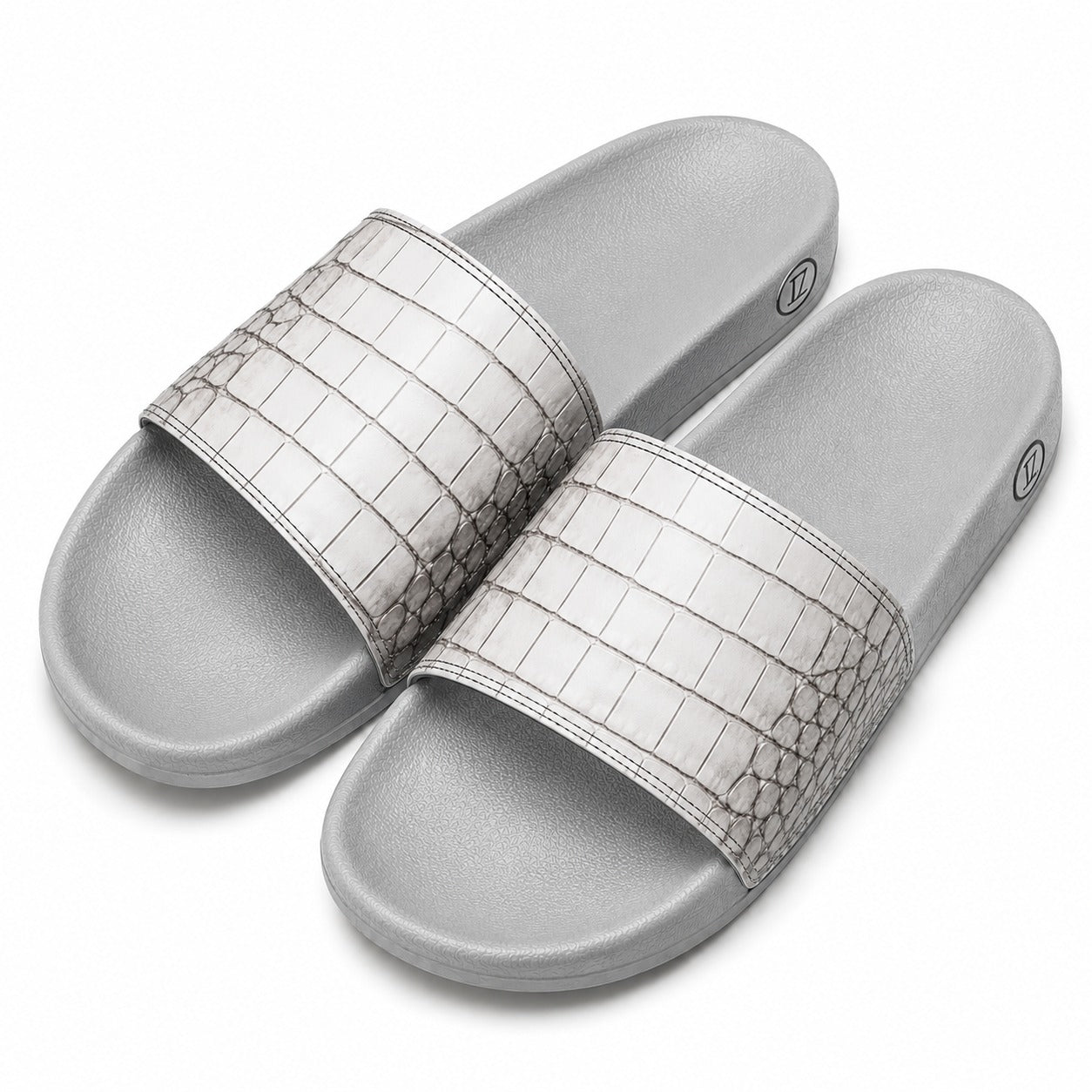 beach slippers - himalayan grey