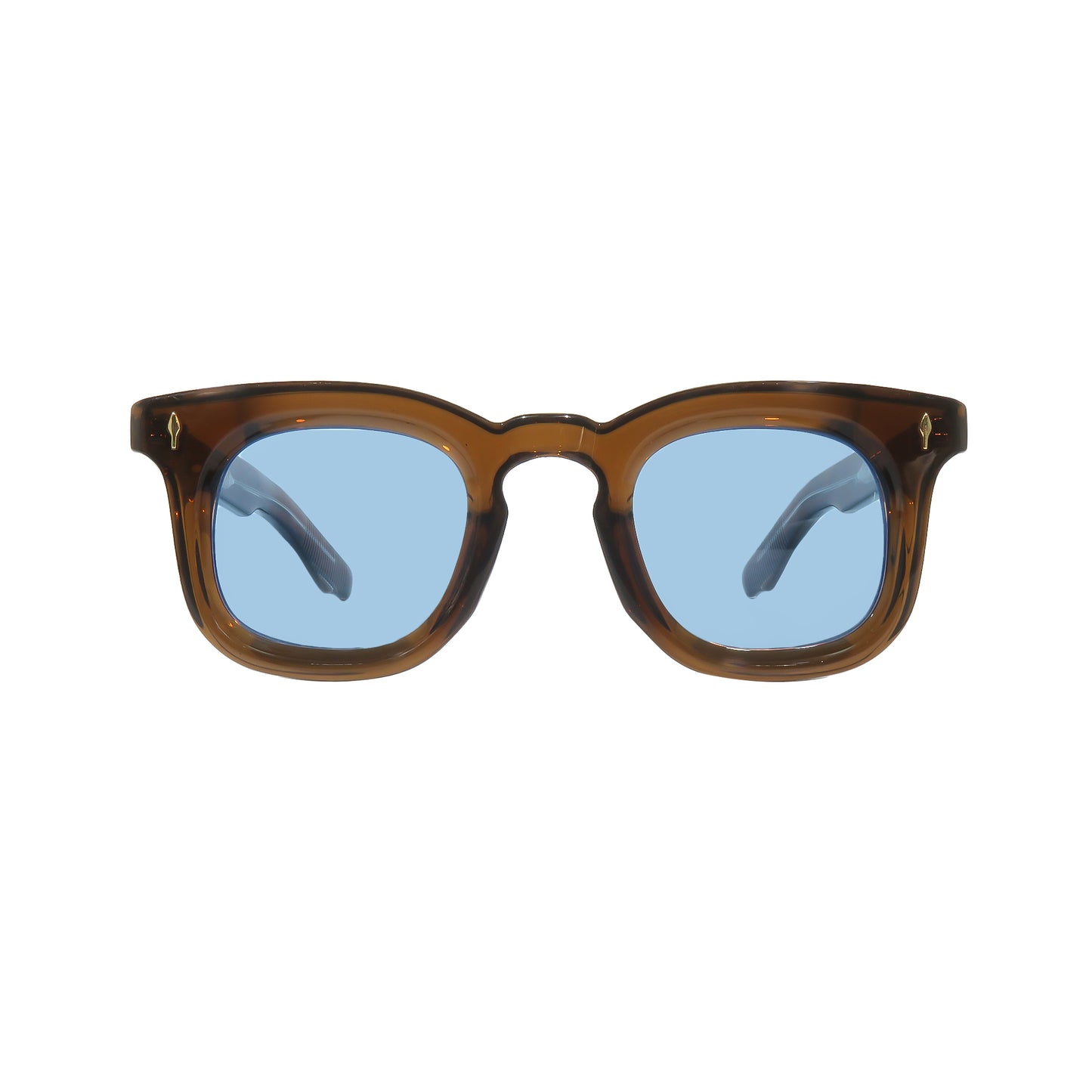 ACE - BROWN ON BLUE