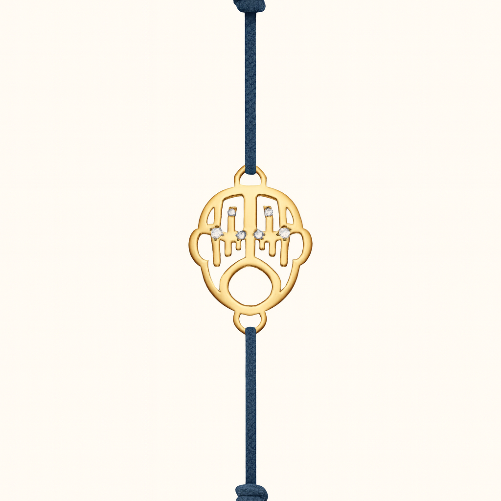 AURA GRACE YELLOW GOLD WHITE DIAMONDS