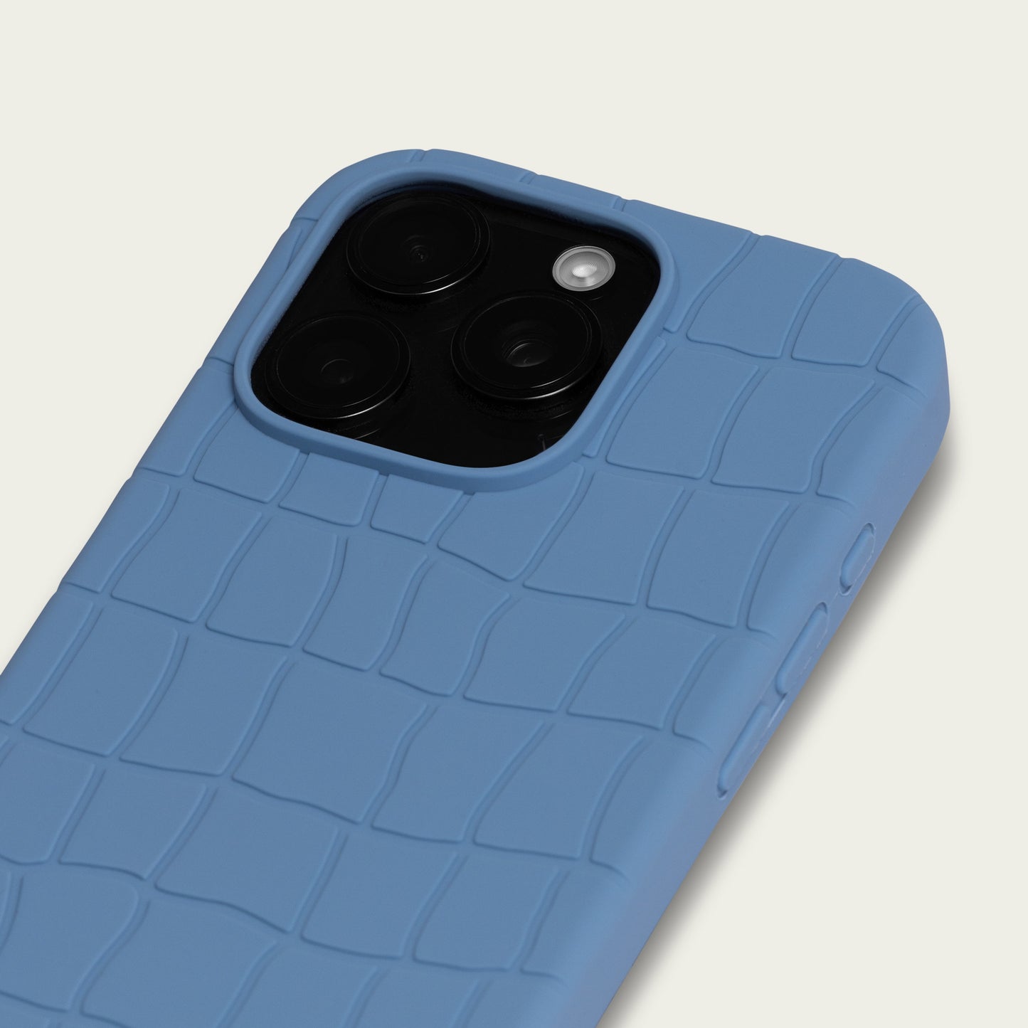 غطاء سيليكون أزرق فاتح - آيفون 16 برو ماكس