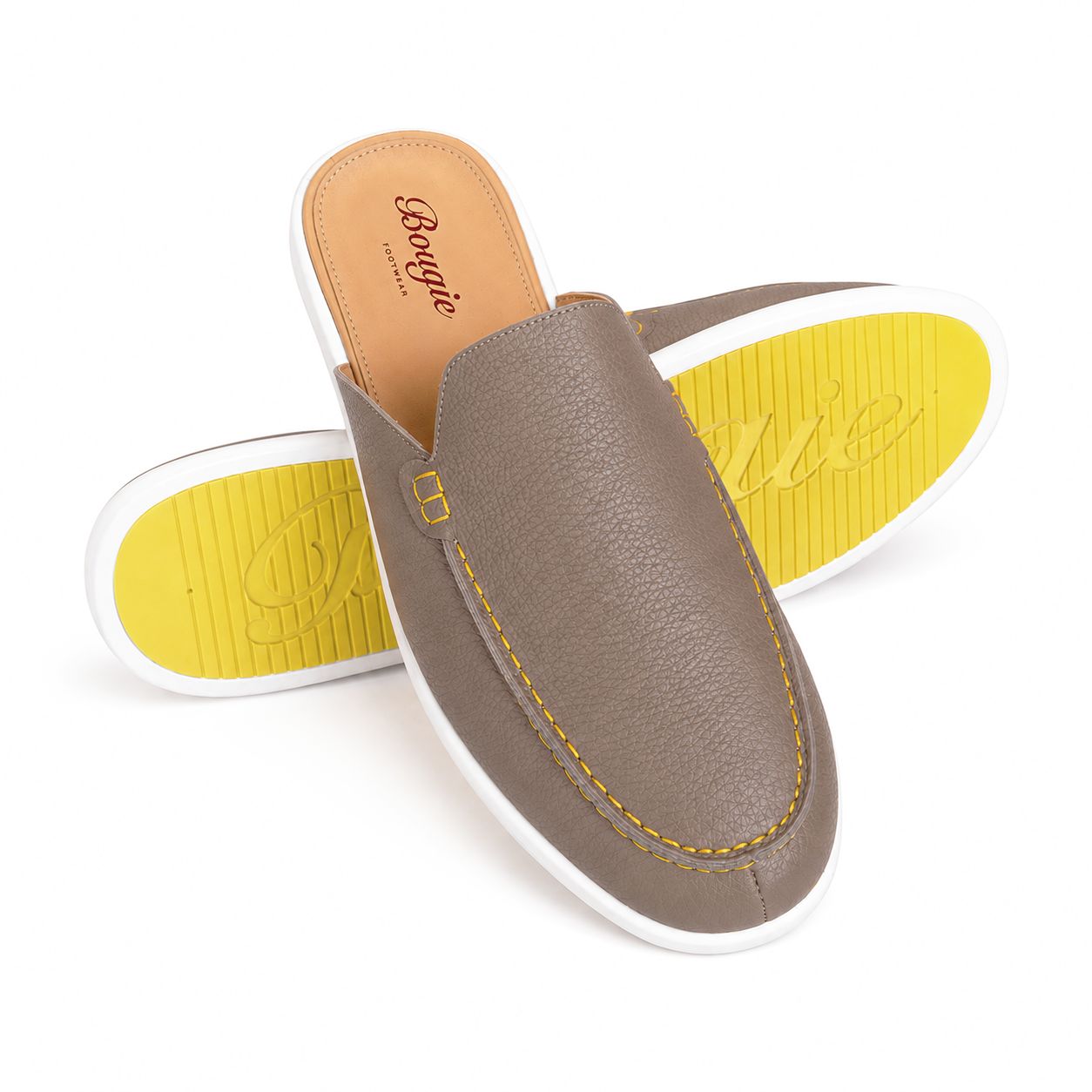 ref.m.0066 - bougies three panel slippers