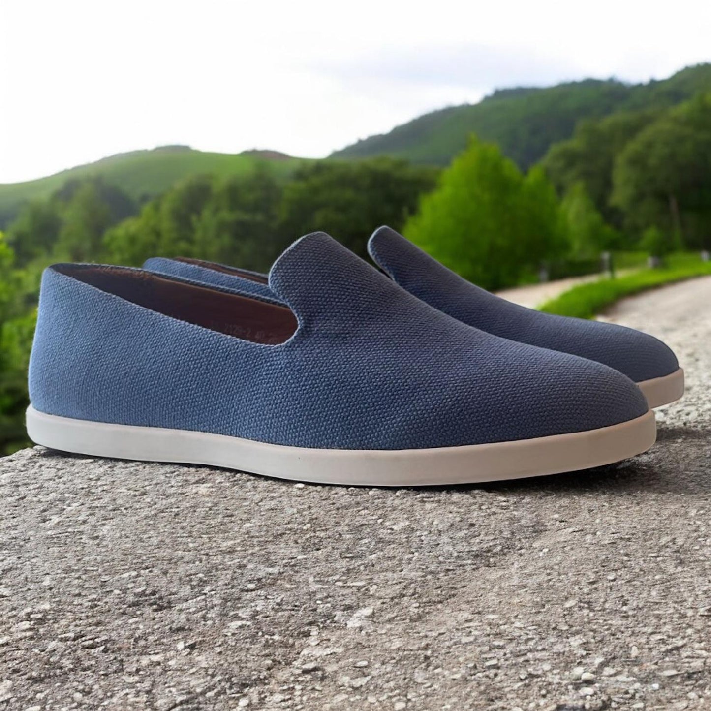 BOUGIES BLUE CANVAS SHOE