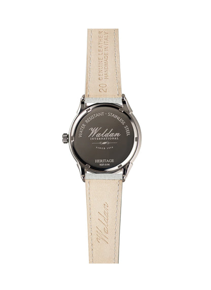 heritage “sportline” ref. 0196sa - silvered white