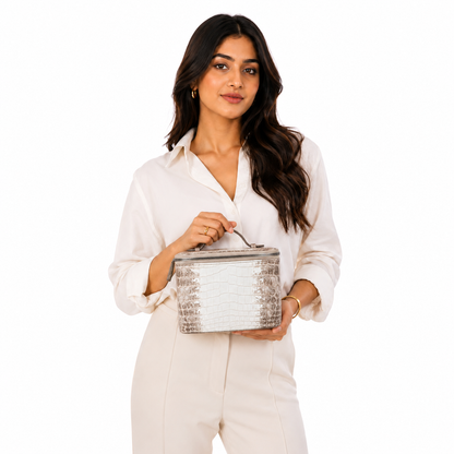 large vanity zipper case himalayan