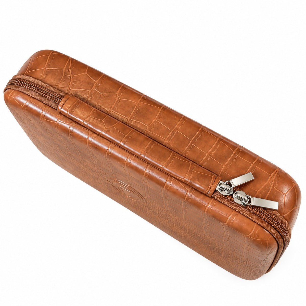 Four slot sunglasses case - Brown