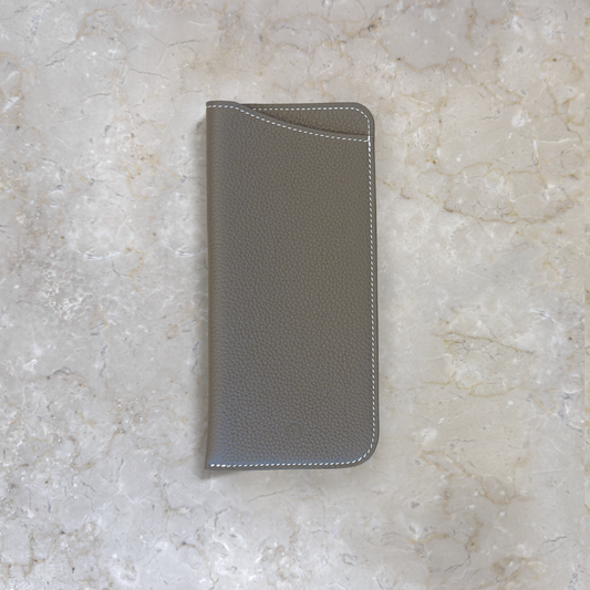 LEATHER SUN & EYEGLASSES CASE