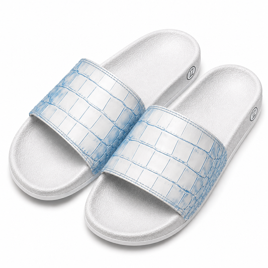 beach slippers - ocean blue