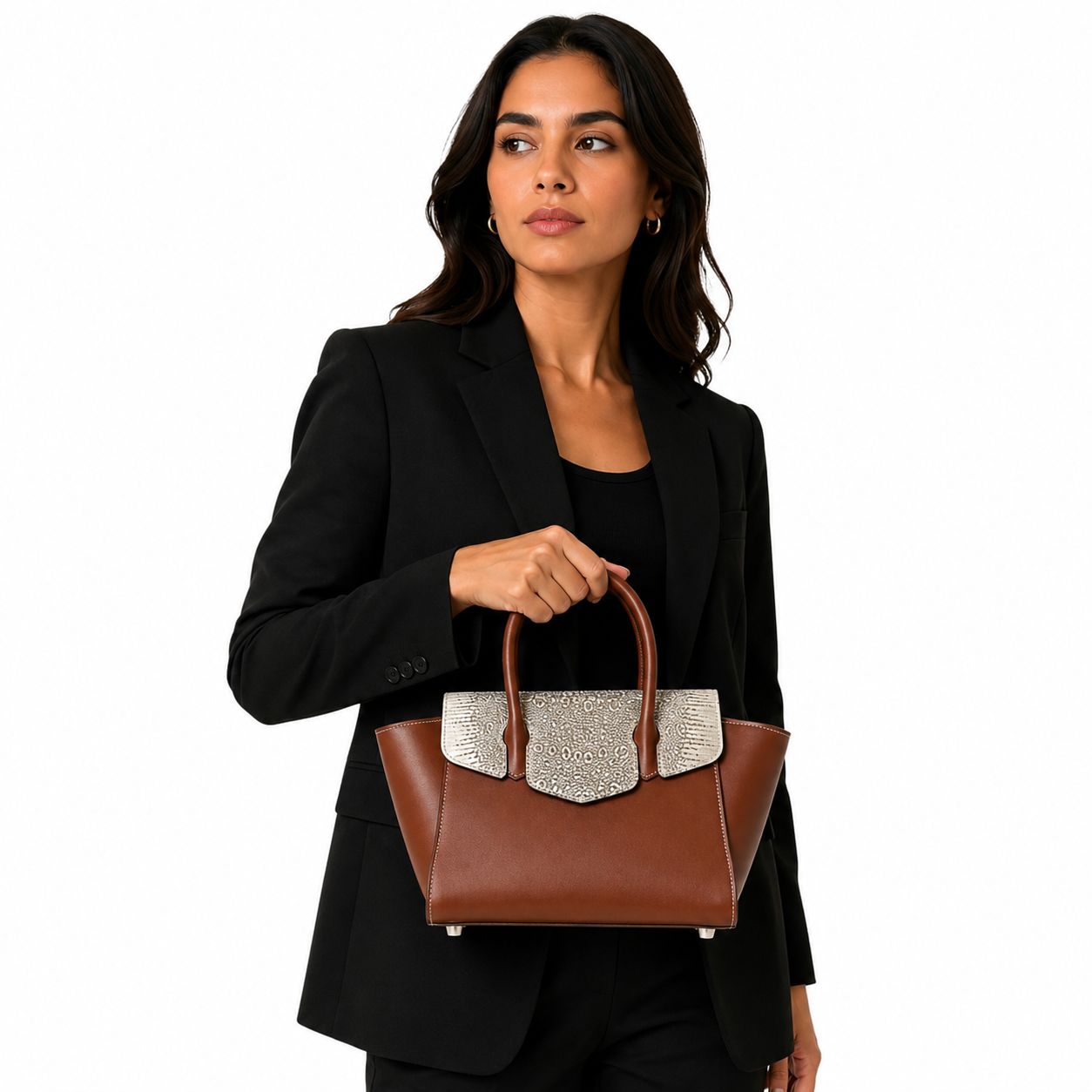 handbag new design ombre lizard/berneil