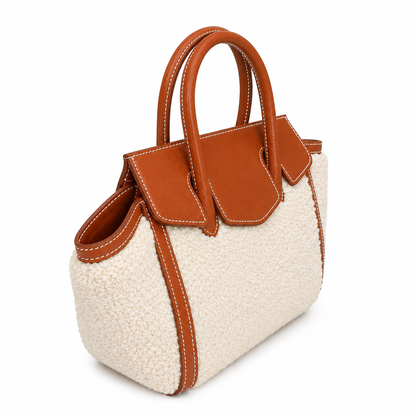 jz bag fur size 15 - barneil / lamb shearling