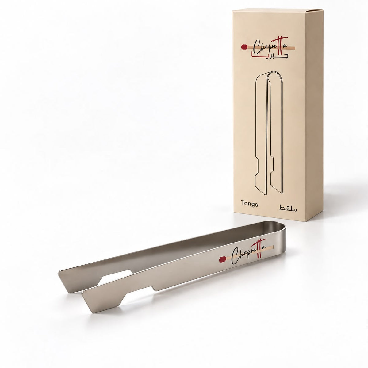 chapretta tongs - sliver