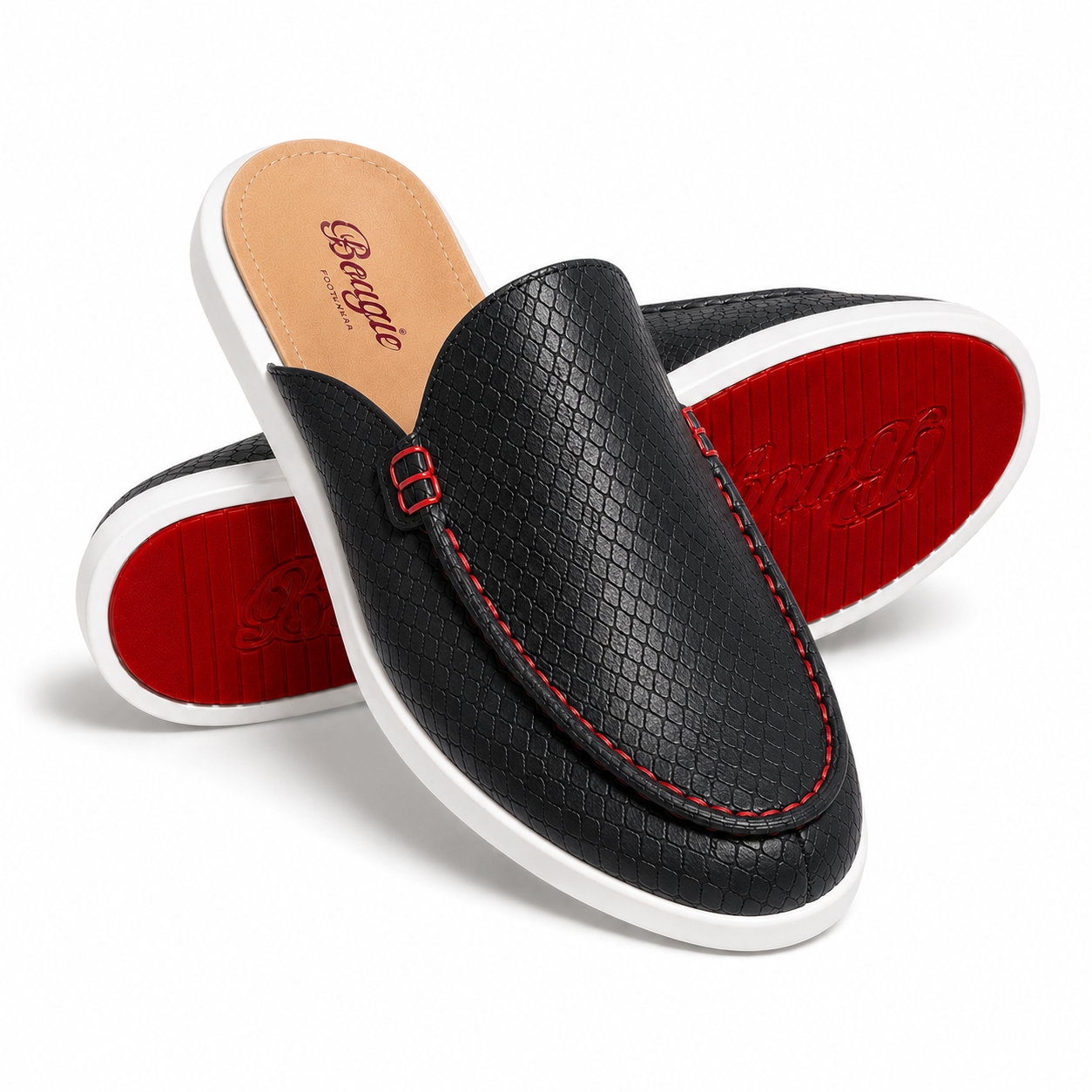 ref. 0042 - bougies three panel slippers