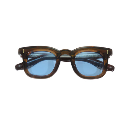ACE - BROWN ON BLUE