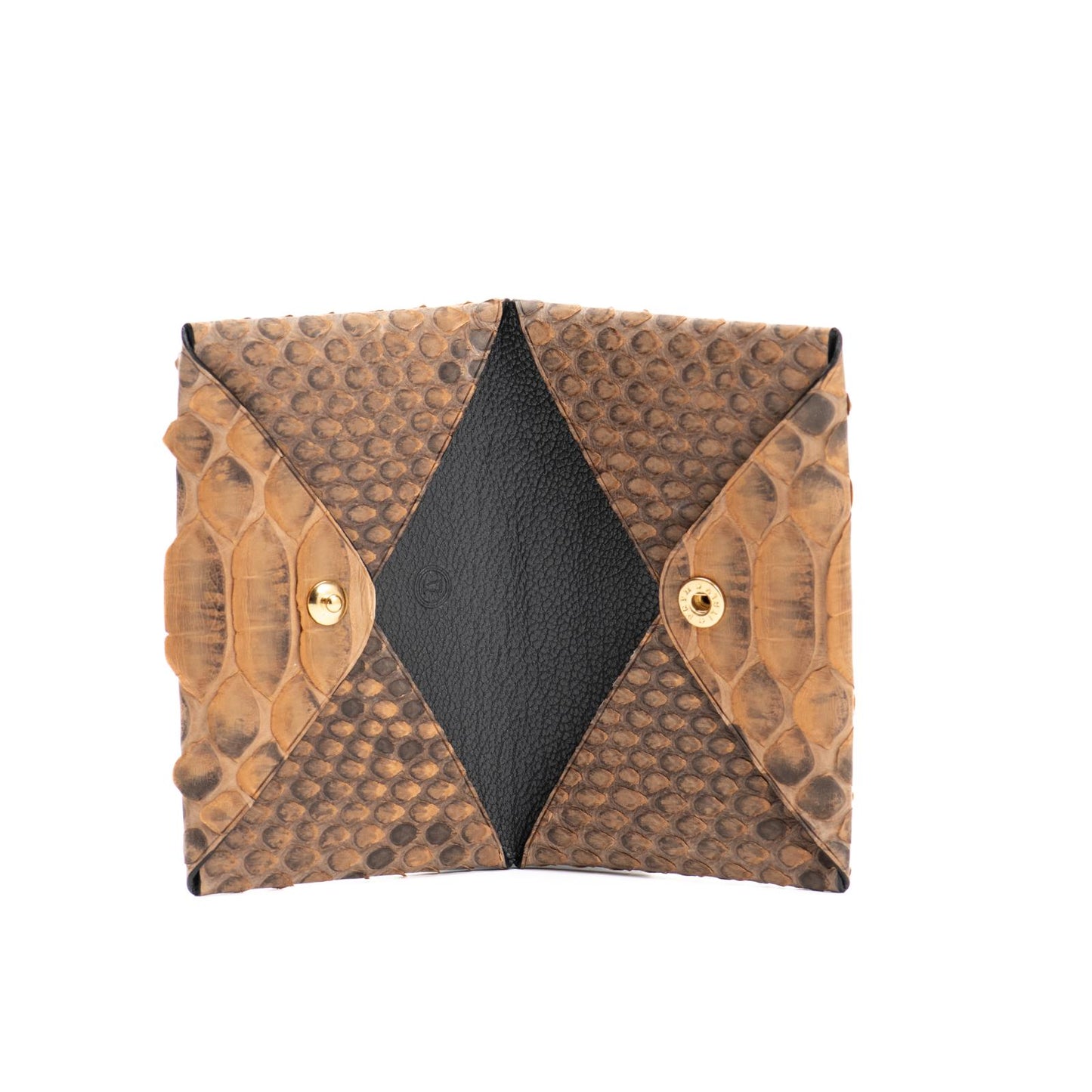 CALVI - HERMES STYLE - PYTHON LIGHT BROWN ON GREY