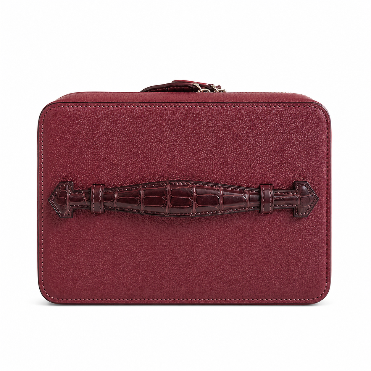 box bag - burgendy
