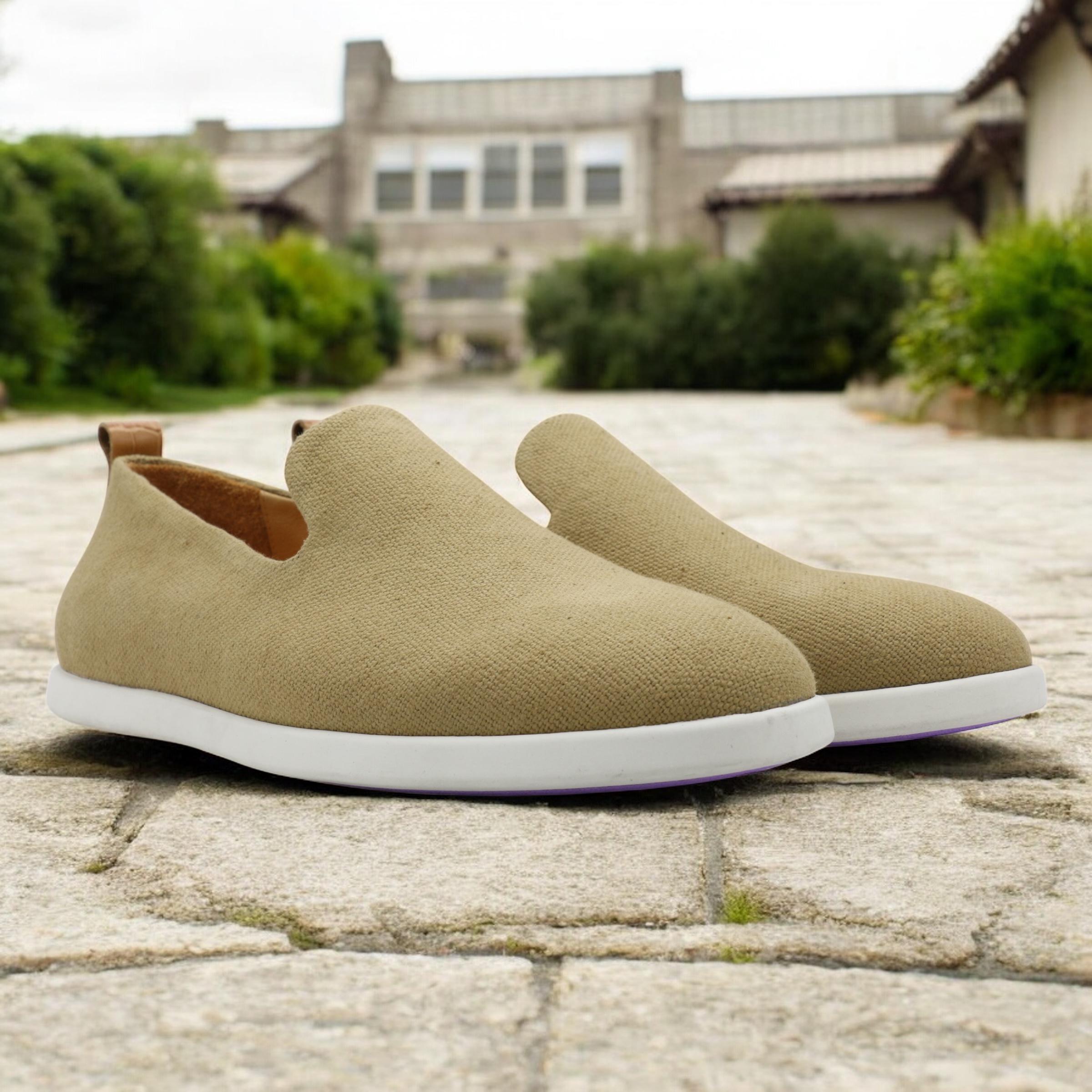 BOUGIES BEIGE CANVAS SHOE