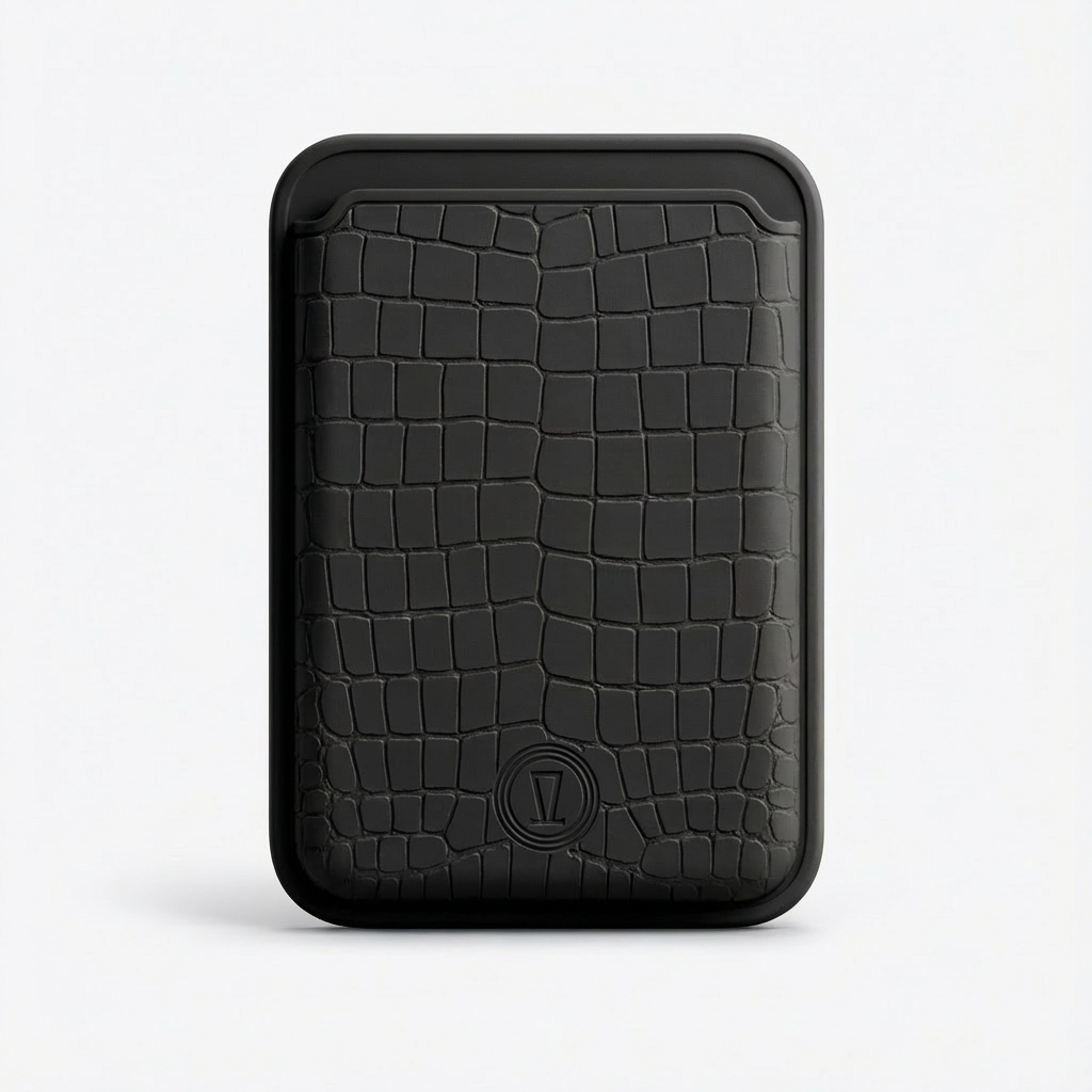 BLACK SILICON WALLET MAGSAFE