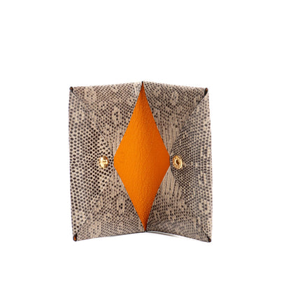 CALVI - HERMES STYLE -  OMBRE LIGHT BEIGE ON ORANGE