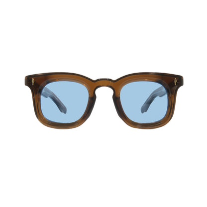 ACE - BROWN ON BLUE
