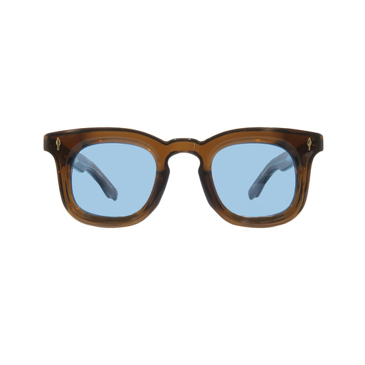 ACE - BROWN ON BLUE