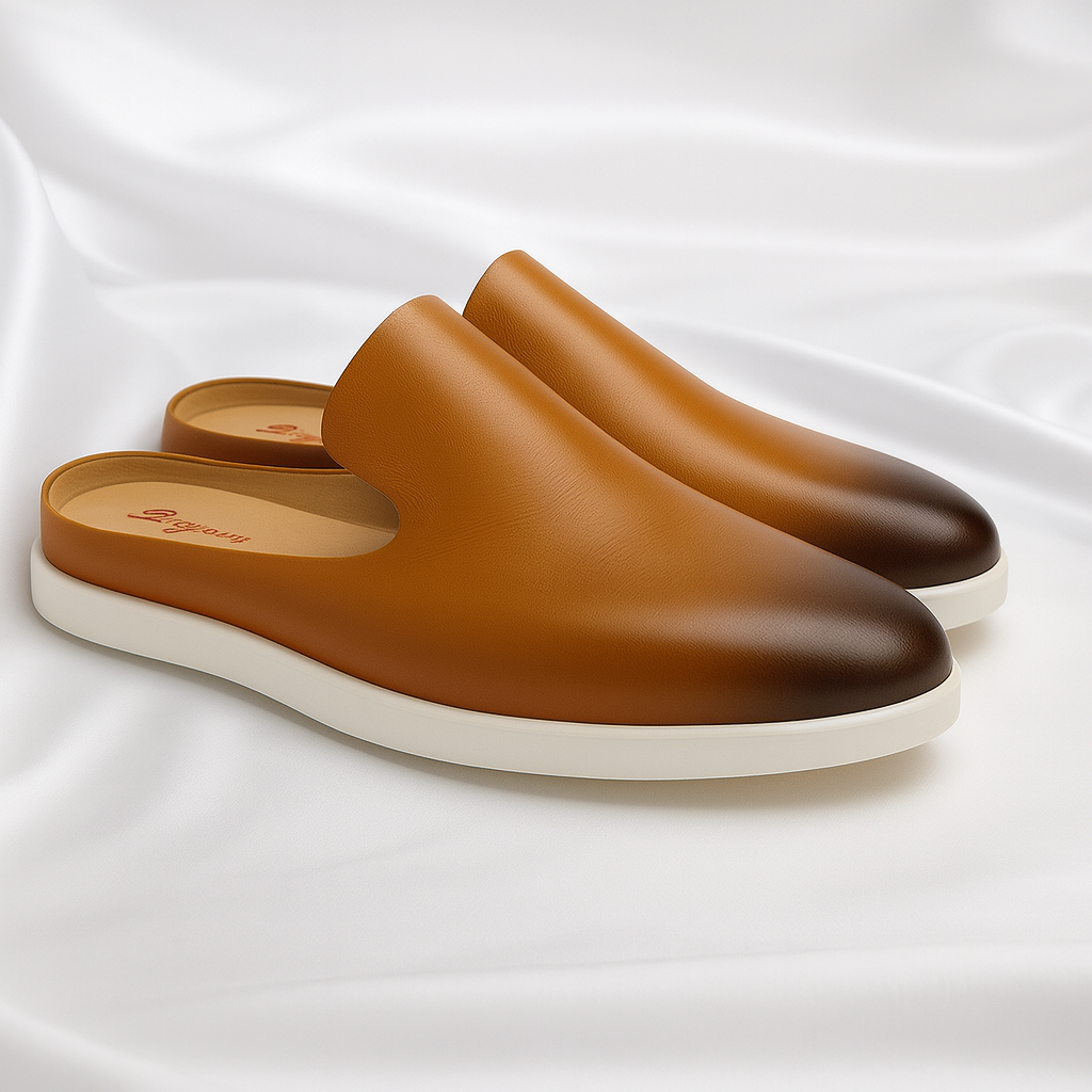 BOUGIES SLIPPERS CAMEL BROWN