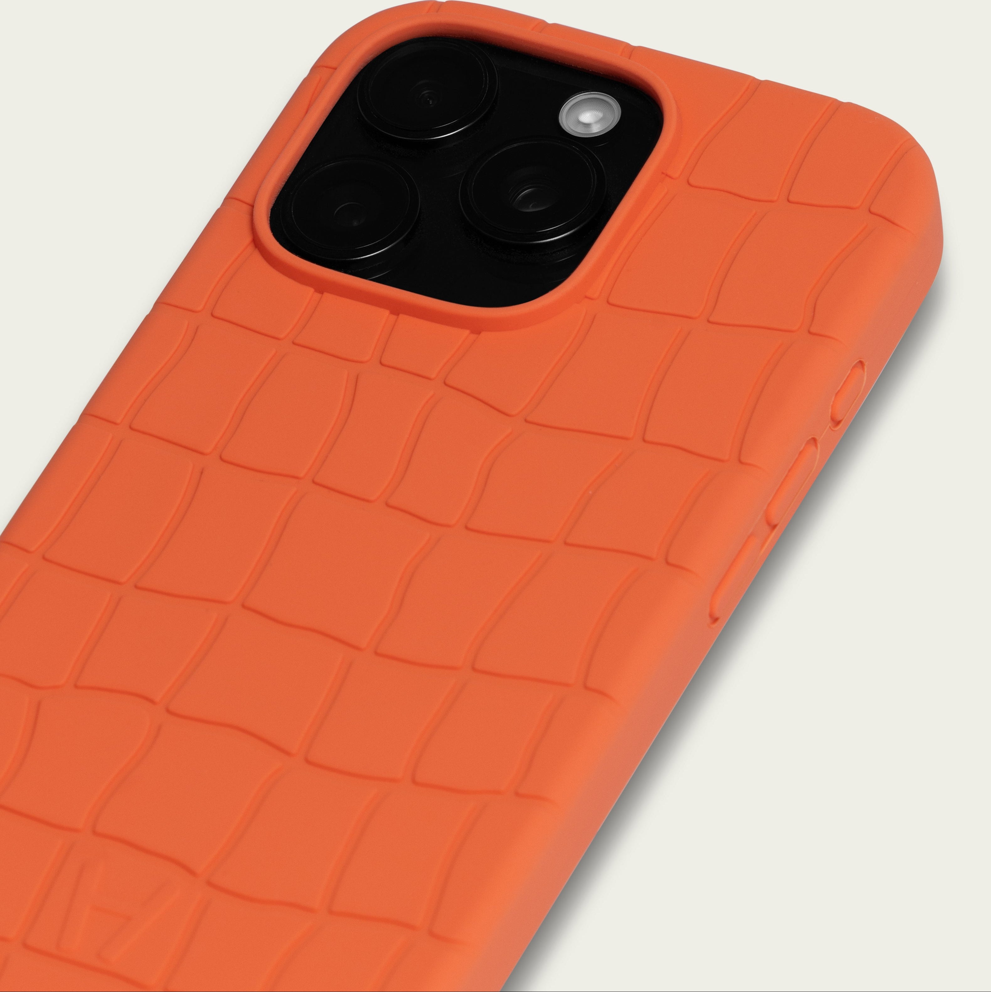 SILICONE ORANGE CASE - IPHONE 16 PRO MAX