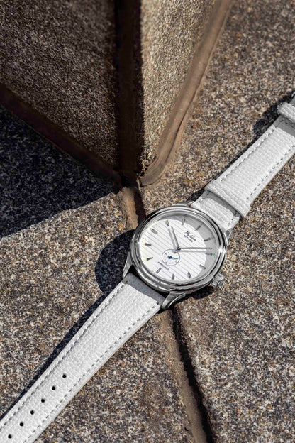 heritage “sportline” ref. 0196sa - silvered white