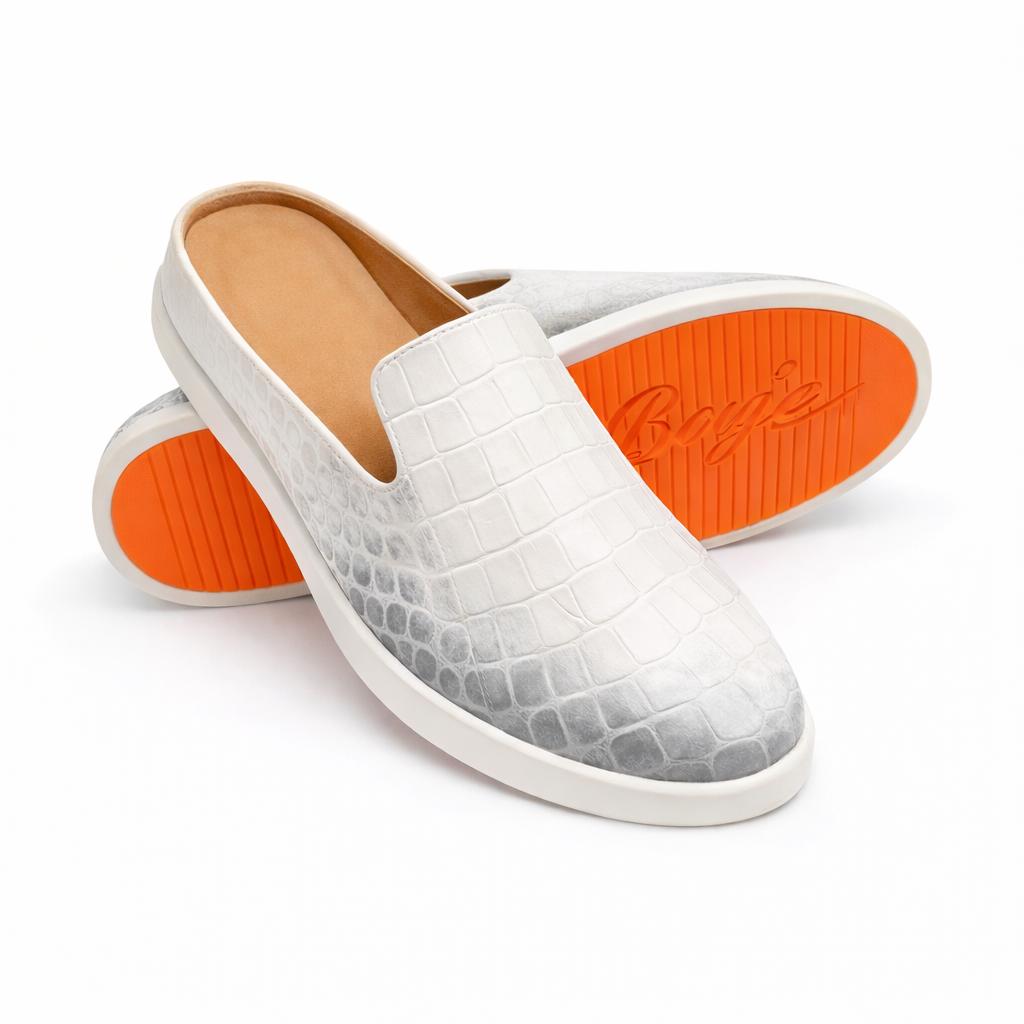 BOUGIES SLIPPER HIMALAYAN  CROCO EMOBOSSED