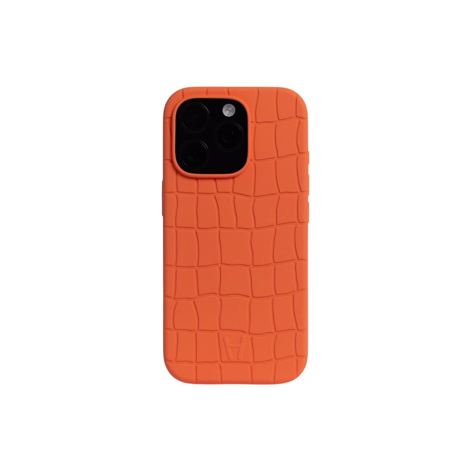 SILICONE ORANGE CASE - IPHONE 16 PRO MAX