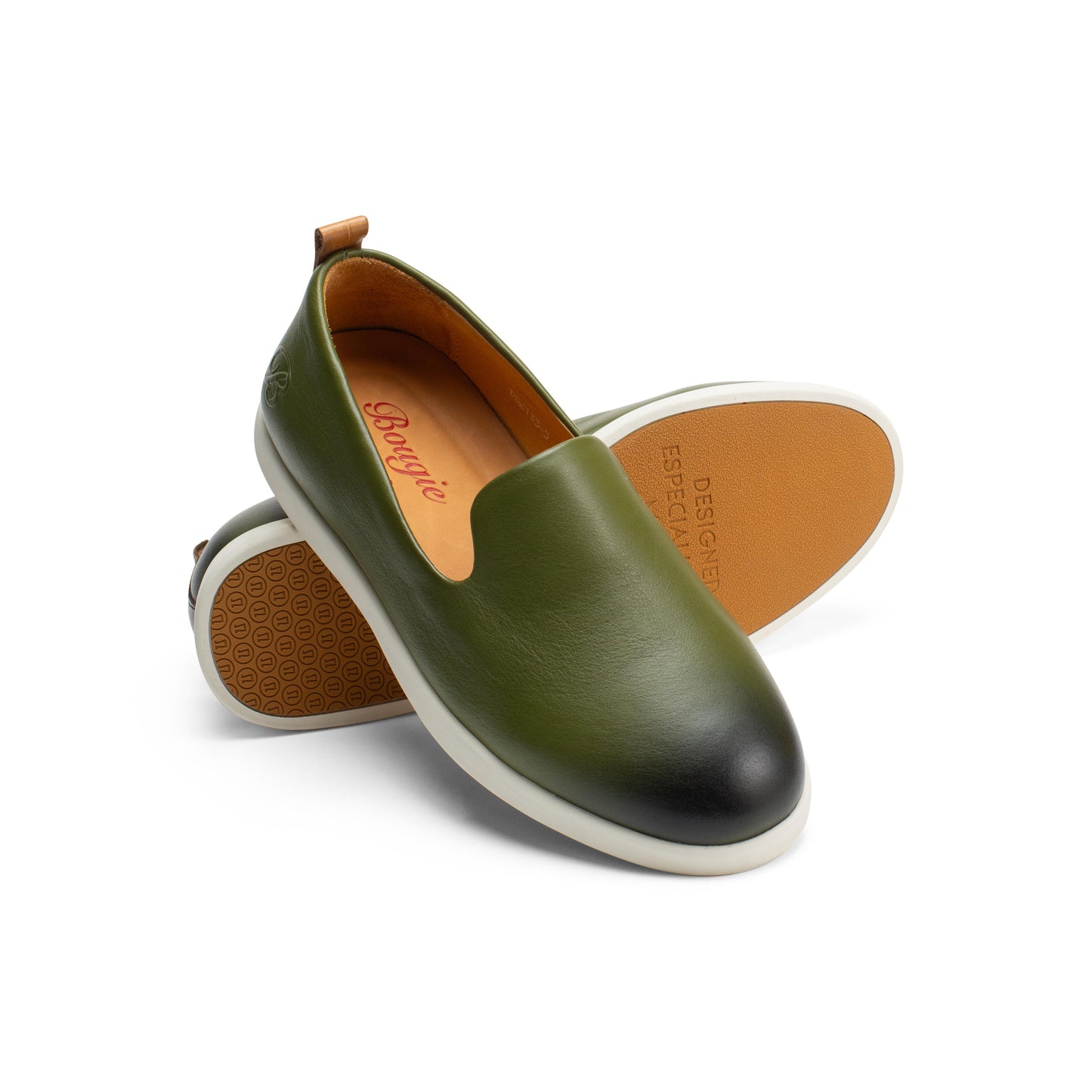 BOUGIES HARRODS GREEN GRADIENT LEATHER