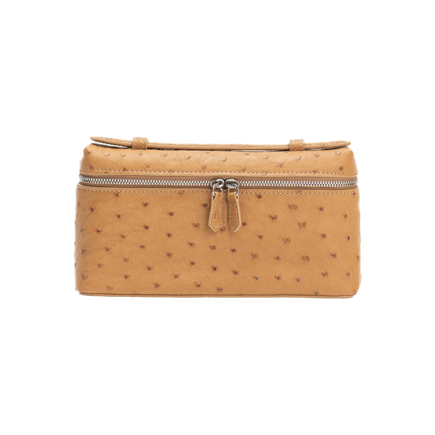 LORO STYLE BAG - CAMEL OSTRICH