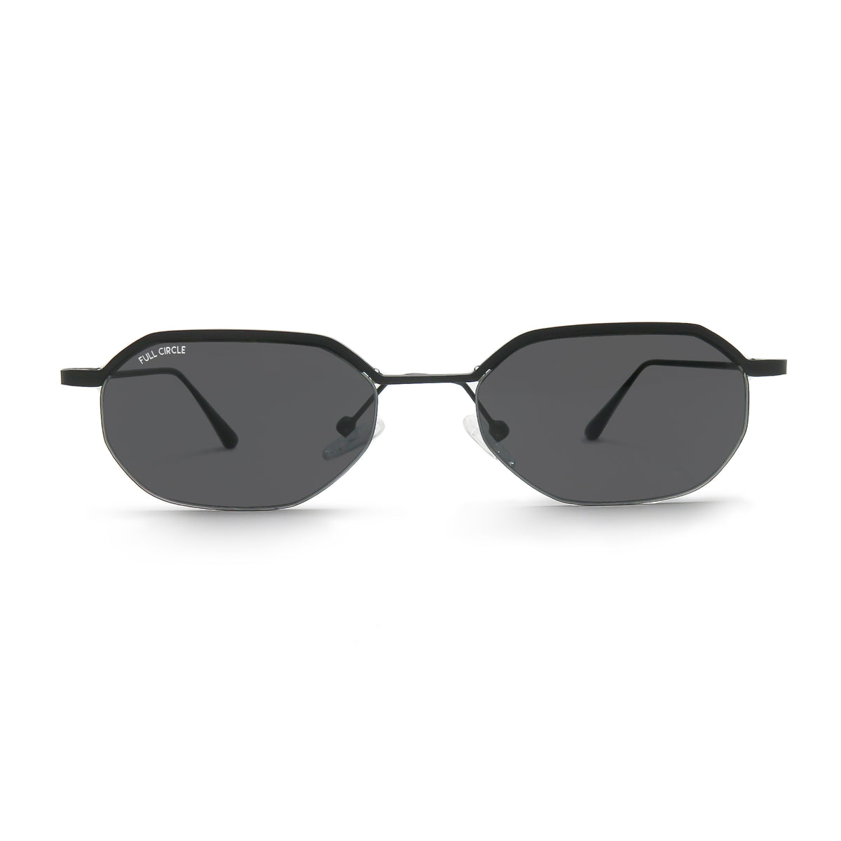 FC 2026 - 384, black frame with dark grey lenses, front view