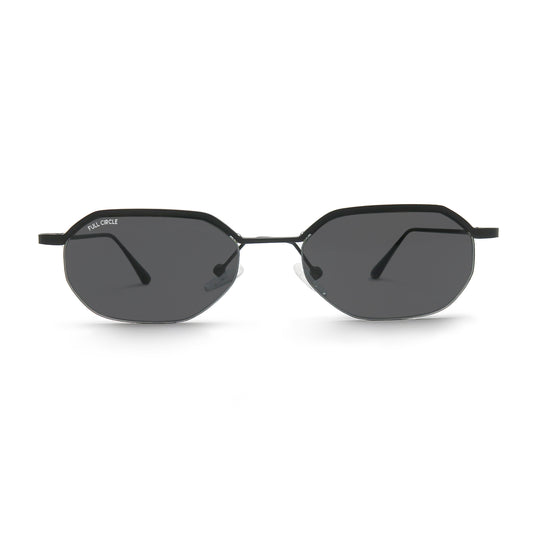 FC 2026 - 384, black frame with dark grey lenses, front view