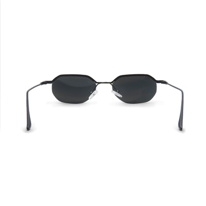 FC 2026 - 384, black frame with dark grey lenses, rear view