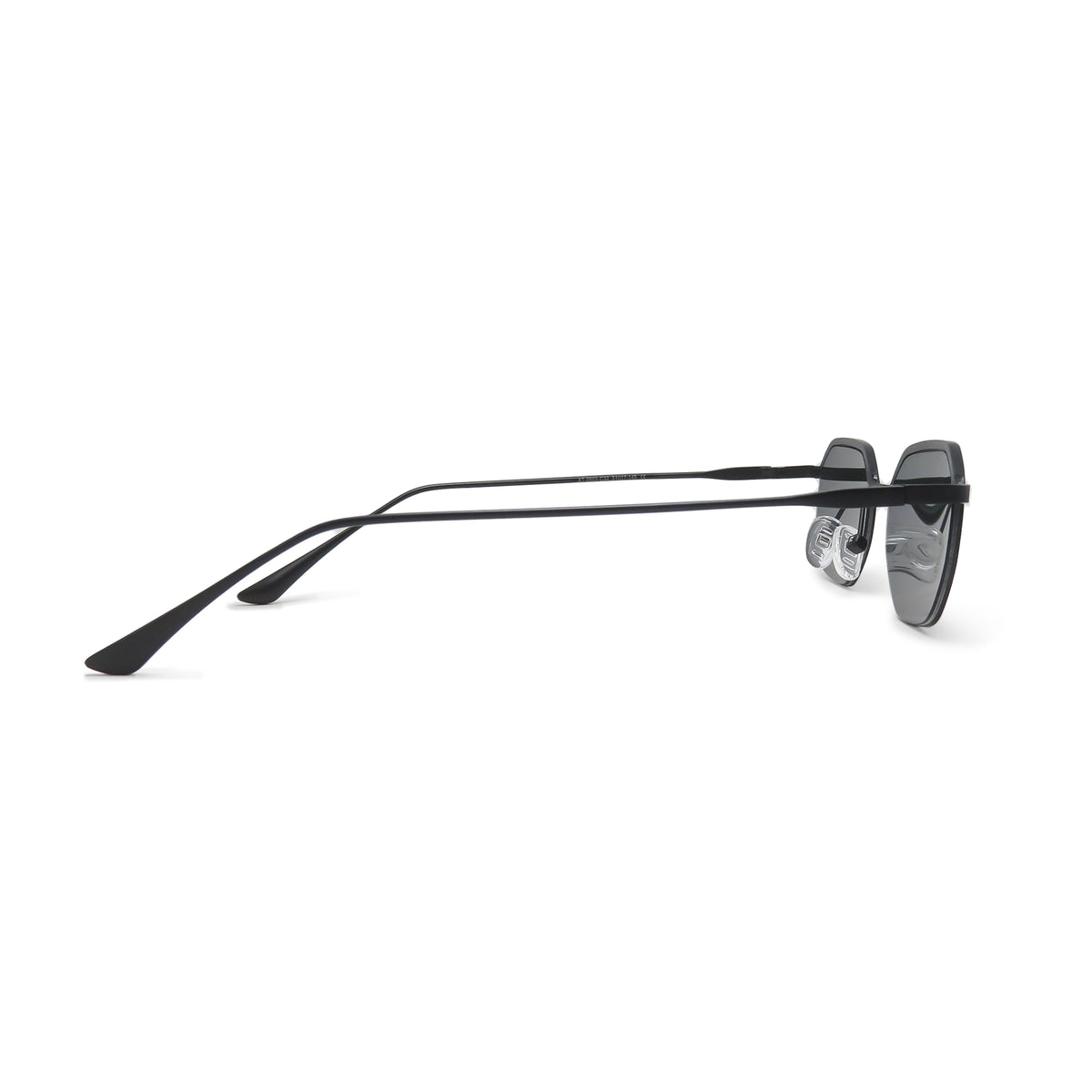 FC 2026 - 384, black frame with dark grey lenses, opposite side view