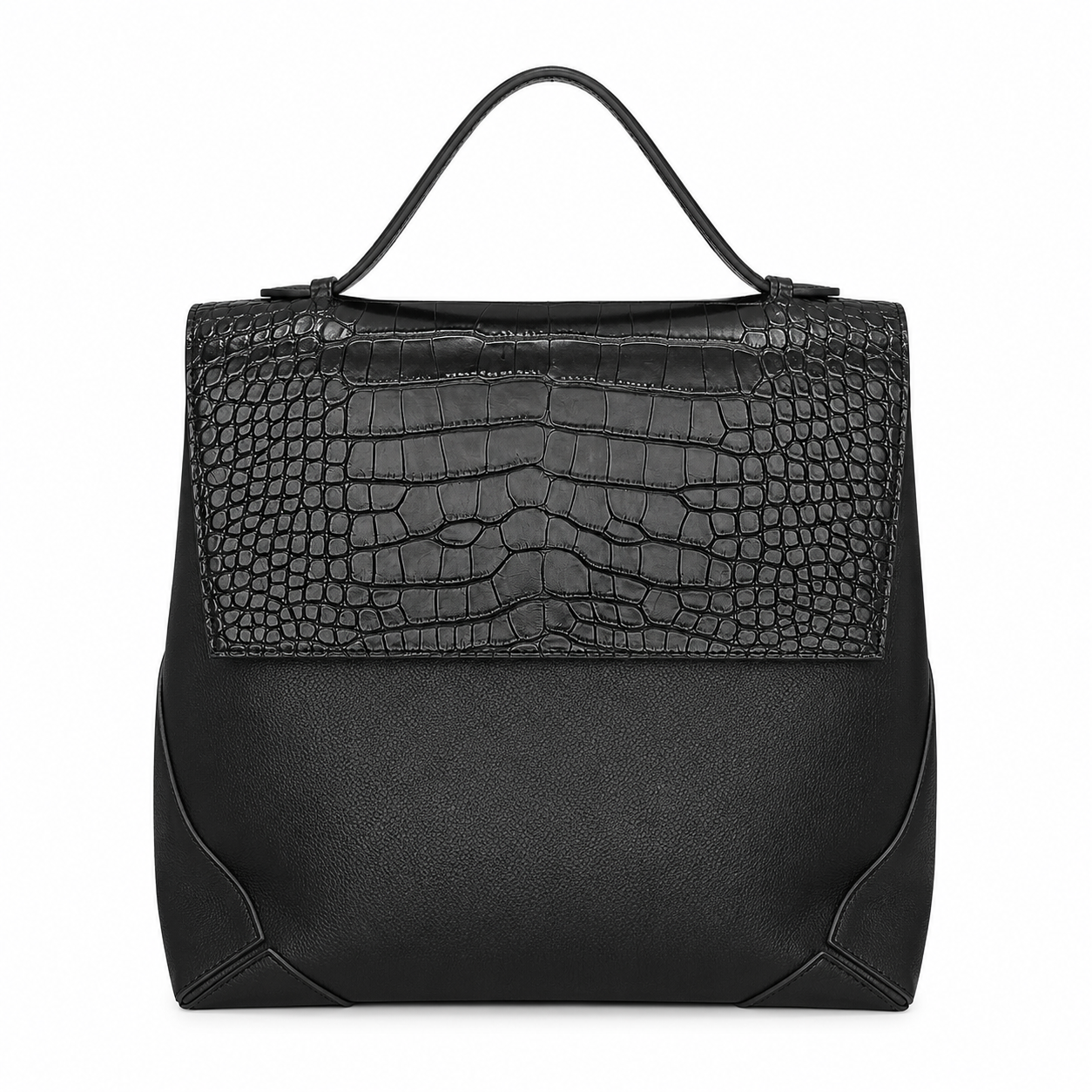 black alligator laptop backpack