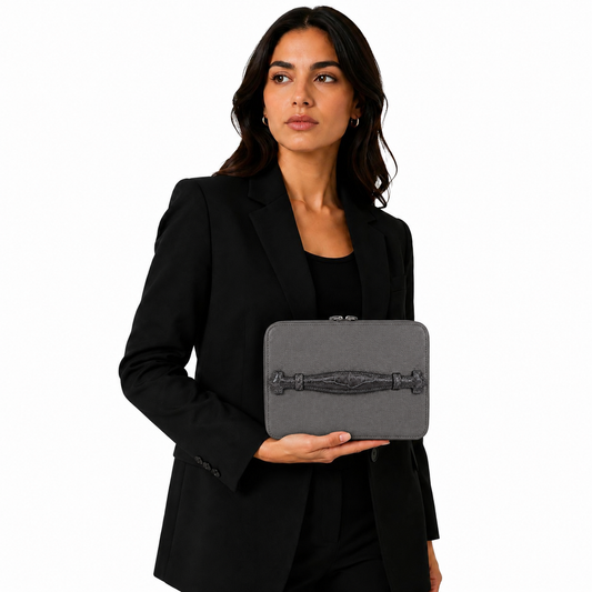 box bag - grey