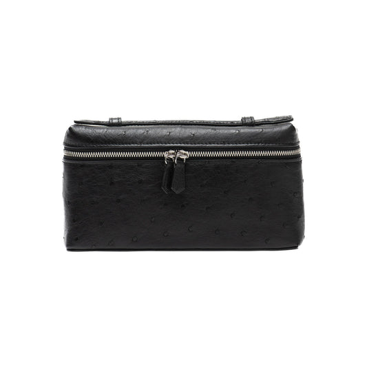 LORO STYLE BAG - BLACK OSTRICH