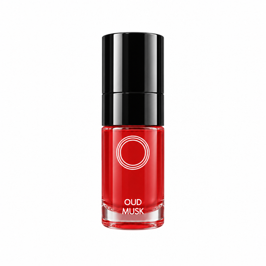 Gel Musk - Oud bottle on a white background