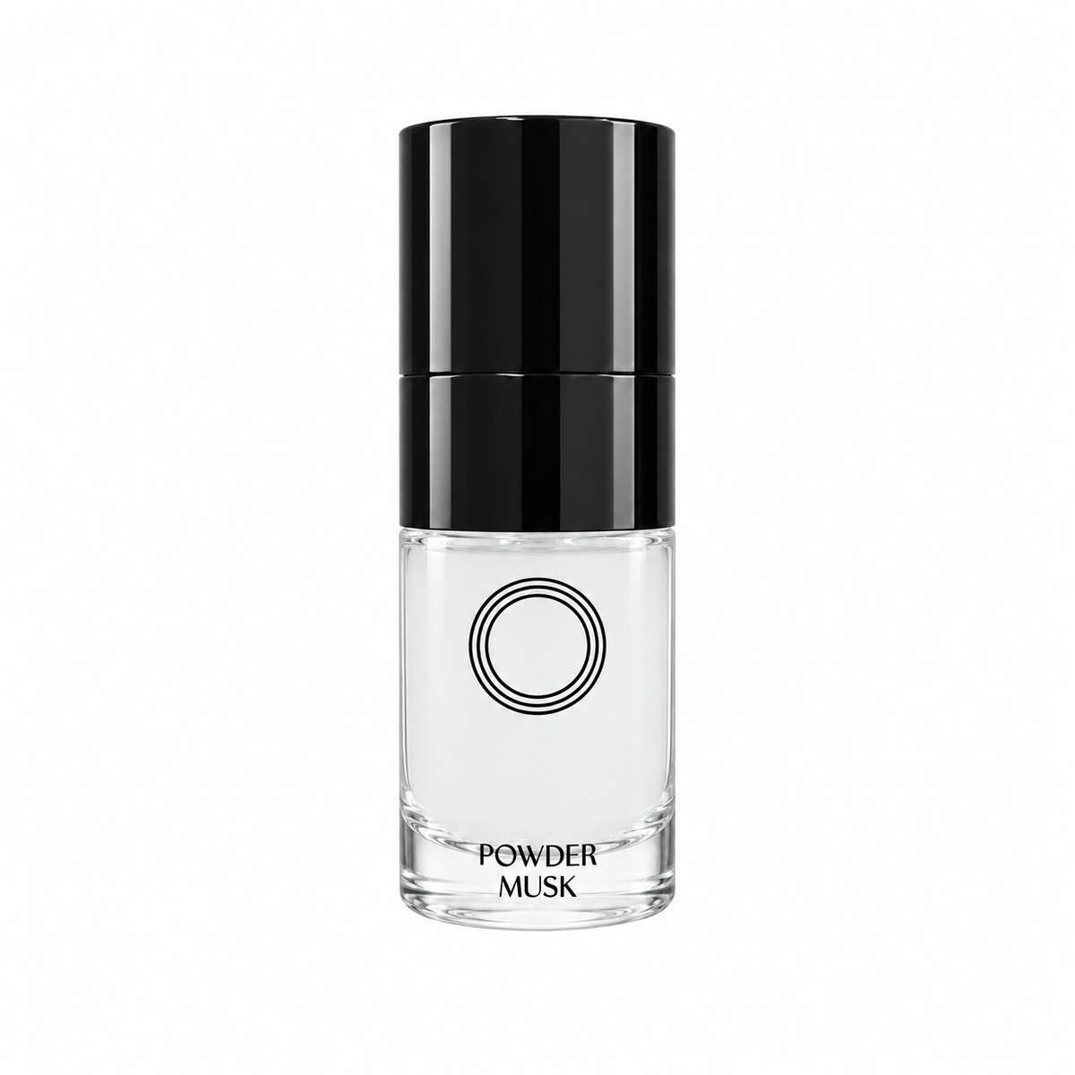 Gel Musk - Powder bottle on a white background